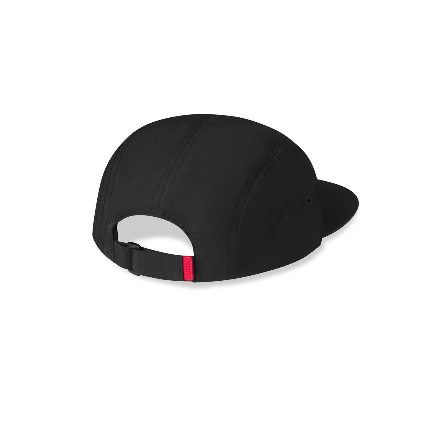 0814. 5-Panel Run Cap - Black