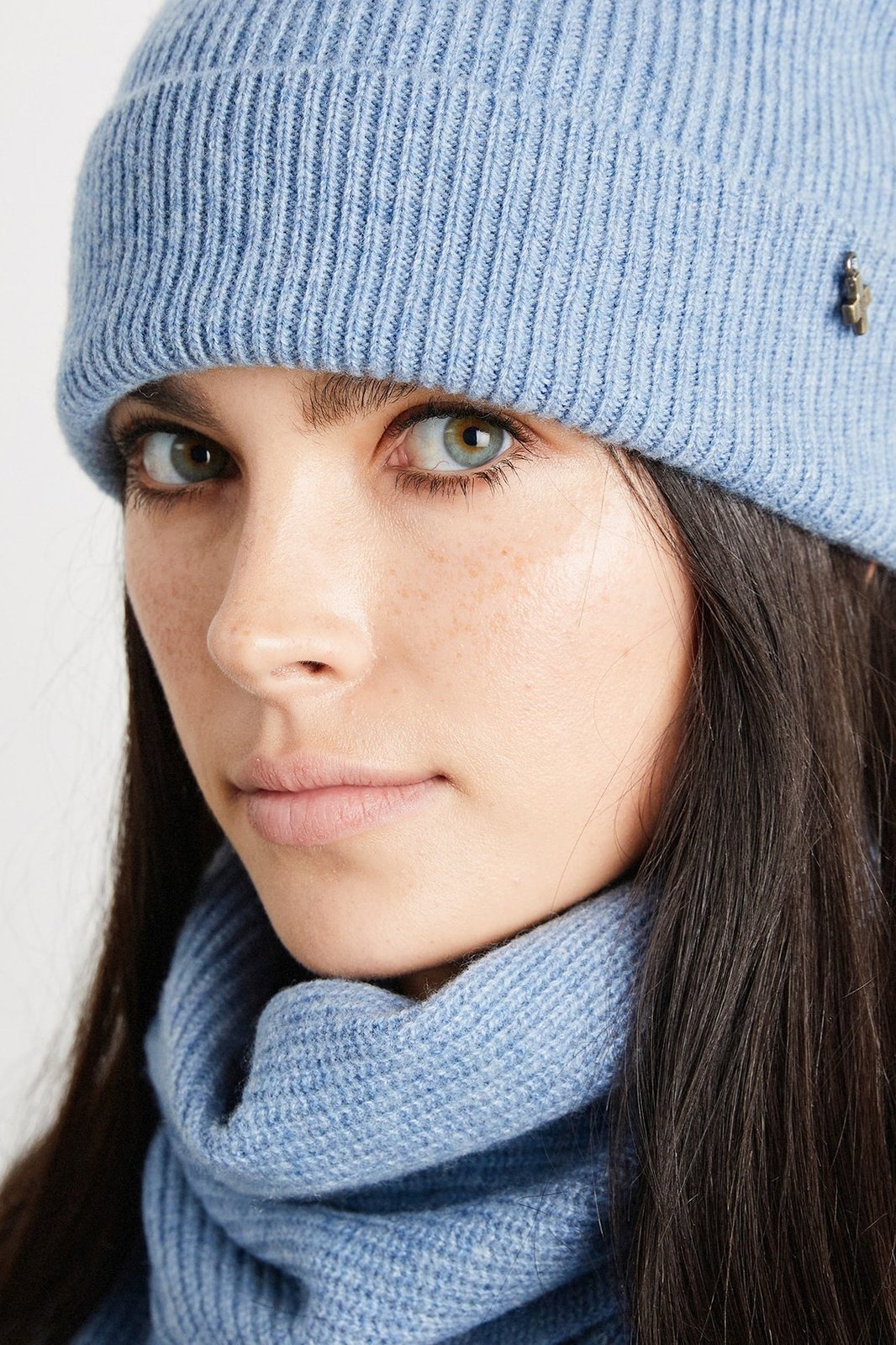 + Beryll Cashmere Beanie | Sky Blue