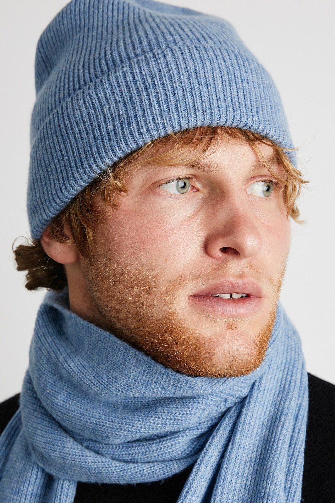 + Beryll Cashmere Beanie | Sky Blue